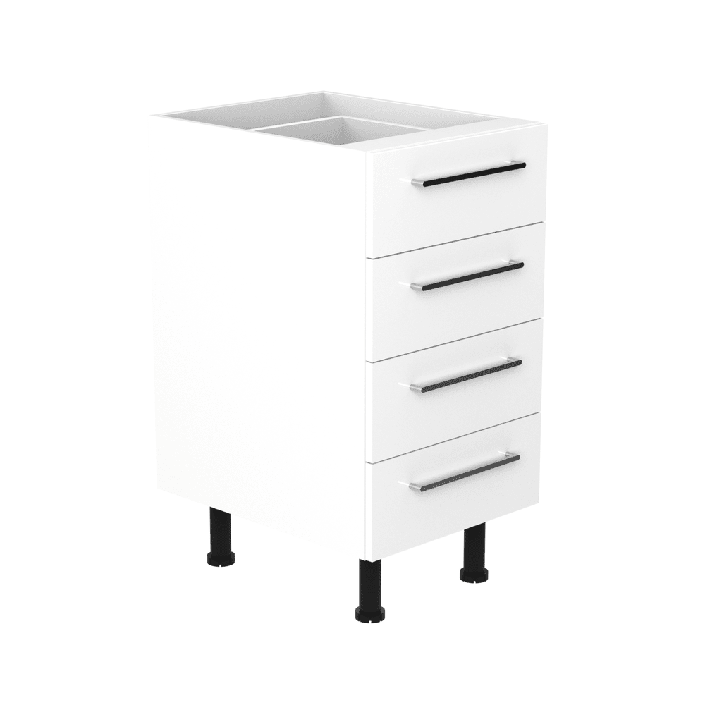 Alpine Q 45cm 4 Drawer Base Cabinet DRAWERS ONLY (4) | QA Bathrooms