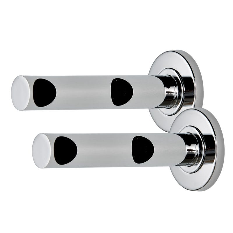 Udo Systems MR Master Rail - Double End Pillars Chrome | QA Bathrooms