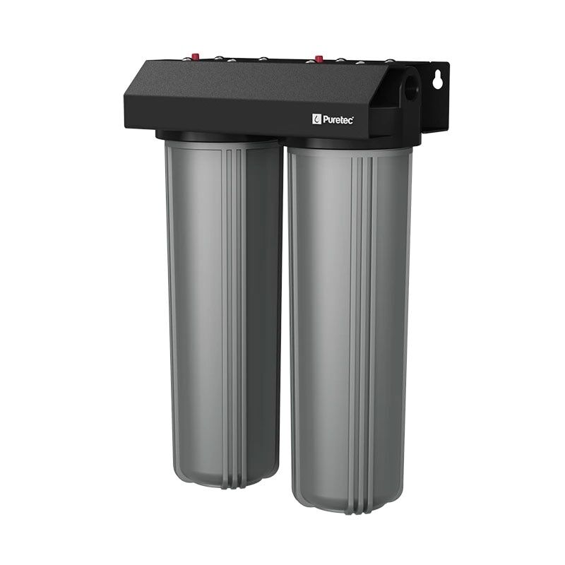 Puretec Whole House Dual System,20 Inch Maxiplus, with Px05Mp2 and Cb10Mp2 Cartridges | QA Bathrooms