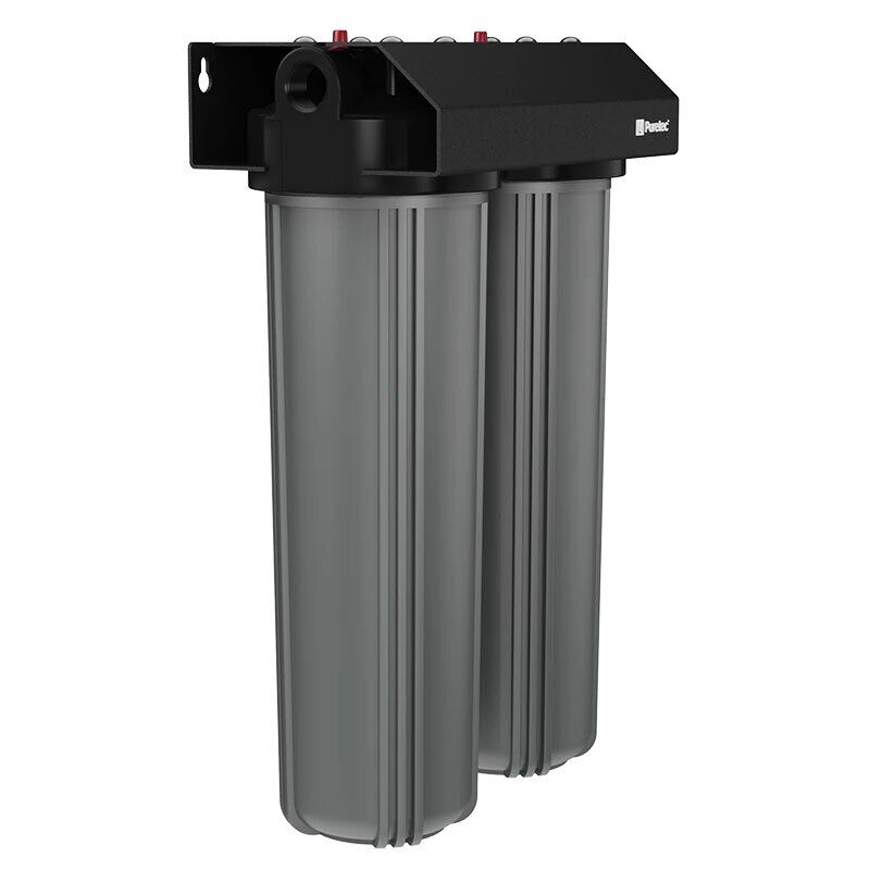 Puretec Whole House Dual System,20 Inch Maxiplus, with Px05Mp2 and Cb10Mp2 Cartridges | QA Bathrooms