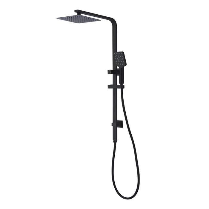 Multifunction Square Sliding Shower With Overhead Rain Shower
