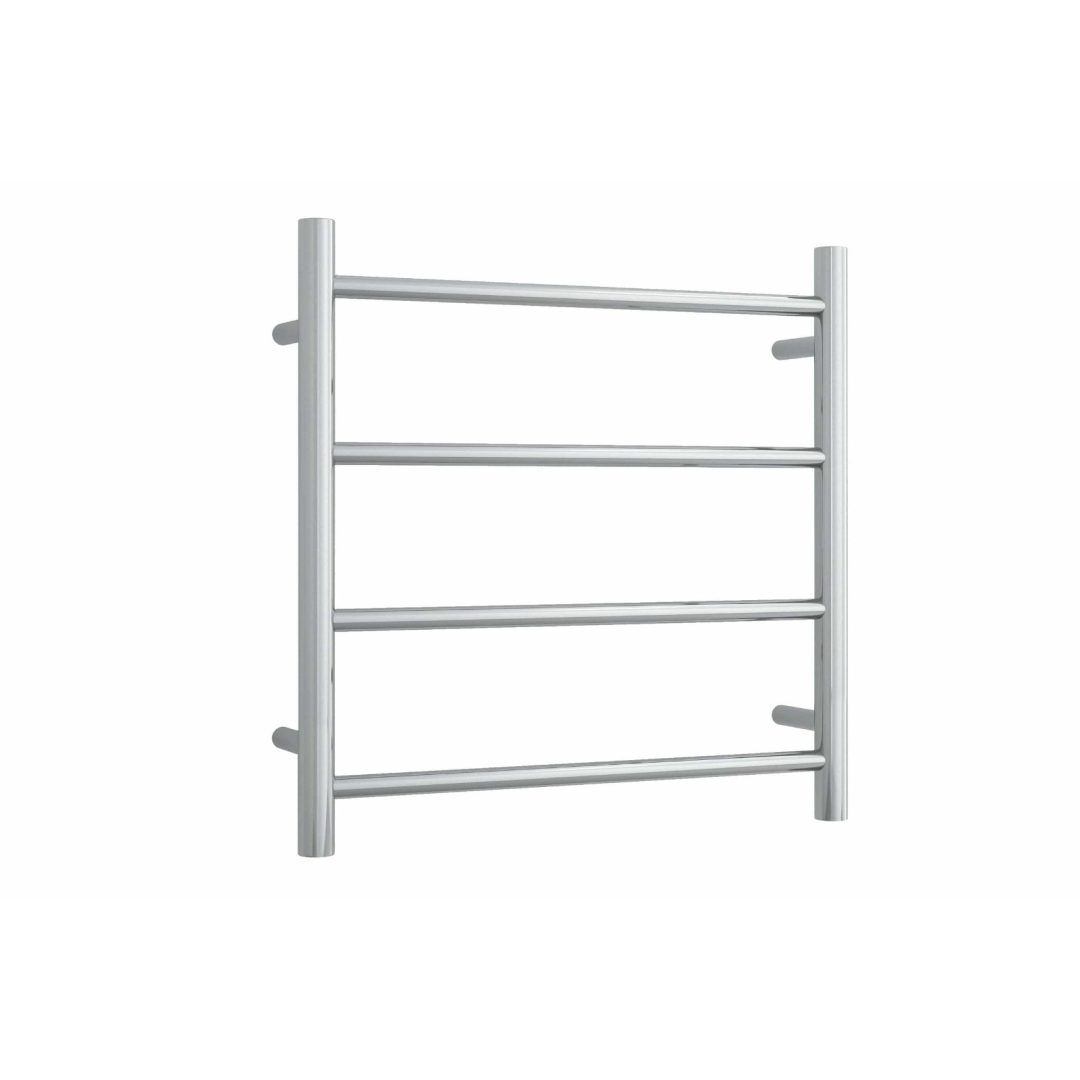 Thermogroup SR25M Round Ladder Heated Towel Rail Polished Stainless Steel | QA Bathrooms
