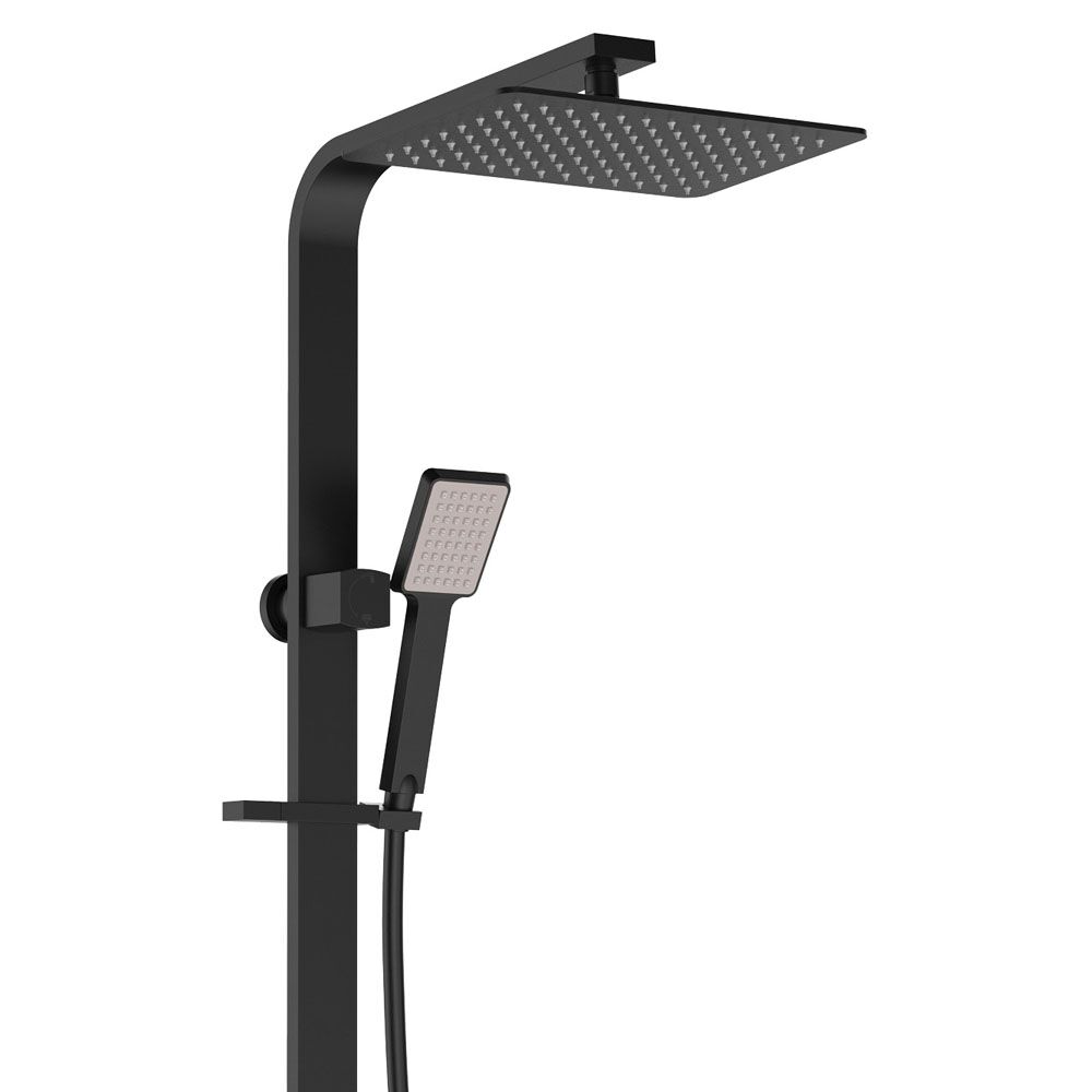 Fienza Koko Deluxe Twin Shower in Matte Black
